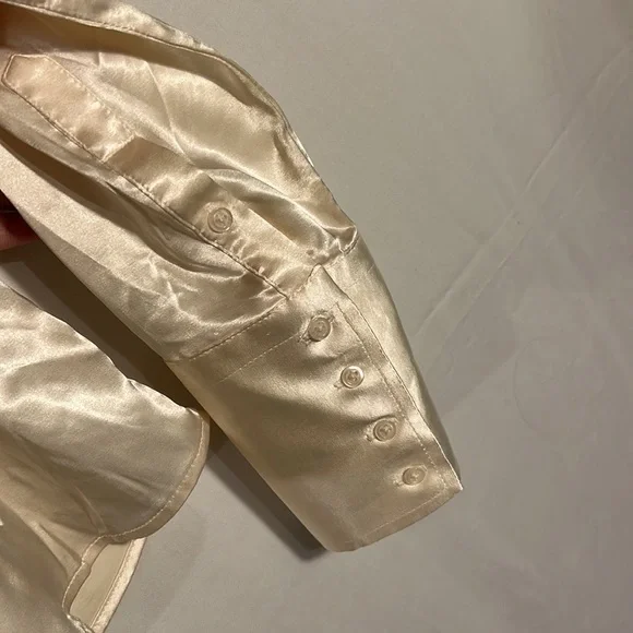 Zara Basic Satin Effect Top - Picture 4 of 7